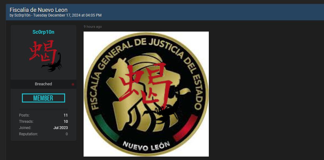 🚨 Hackeo a la Fiscalía de Nuevo León expone miles de archivos; asegura que no compromete investigaciones 🚔💻
